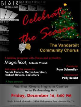 VCC Holiday Concert Poster