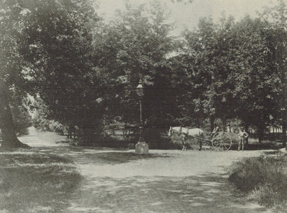 Garland Oak and groundskeepers