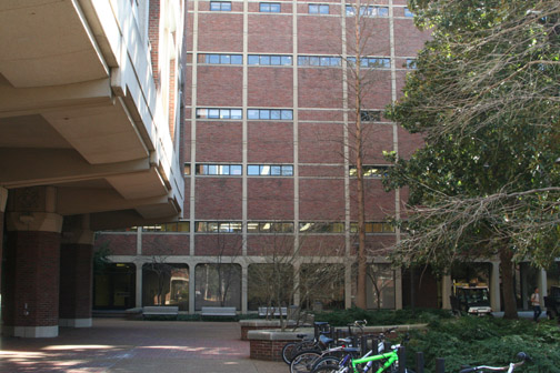 Stevenson Center courtyard, 2014